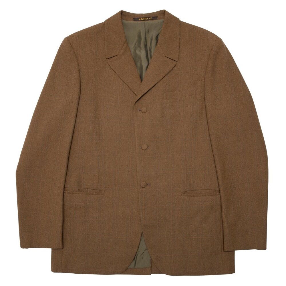 Arvotex (Finland) 70s Vintage, Diolen, High Lapel Notch, Clerical